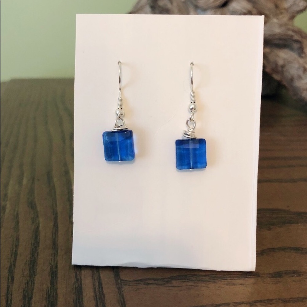 Handmade Blue Stone Jewelry Set
